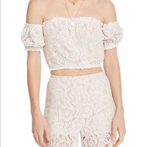 Boho lace twin set